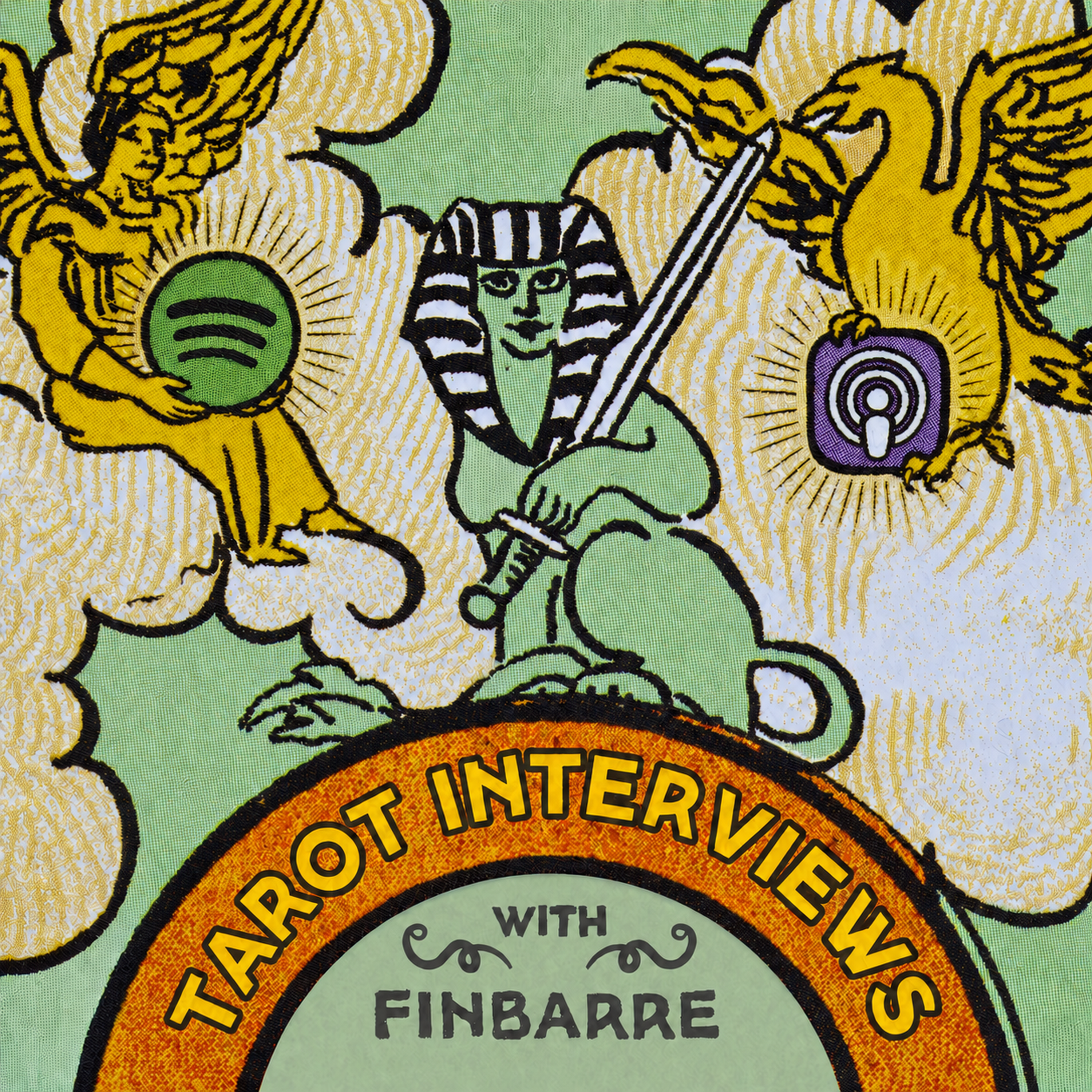 The Tarot Interviews podcast logo (June 2026)